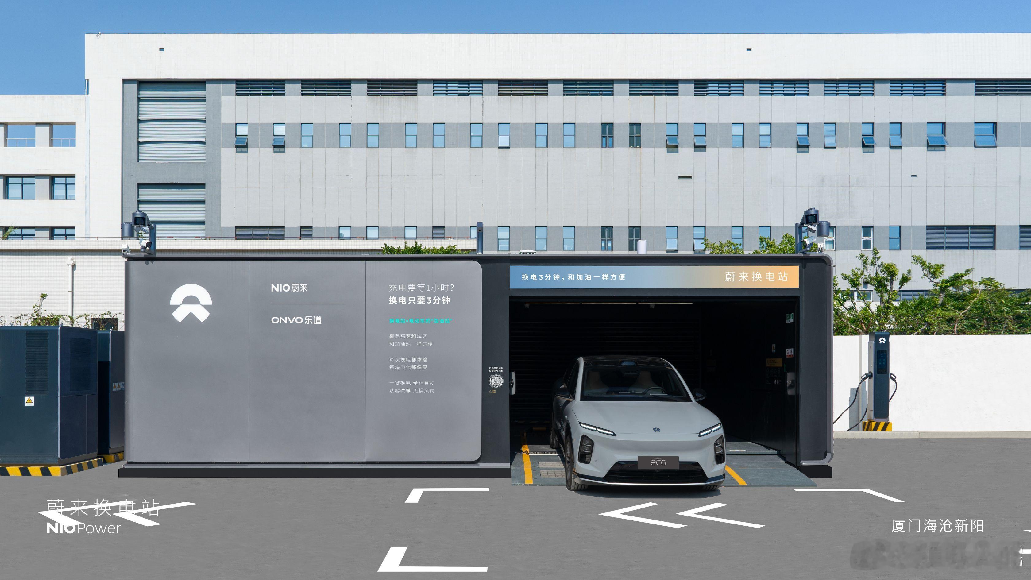 6月16日 NIO Power 2站上线NO.3369 蔚来换电站 | 厦门海沧