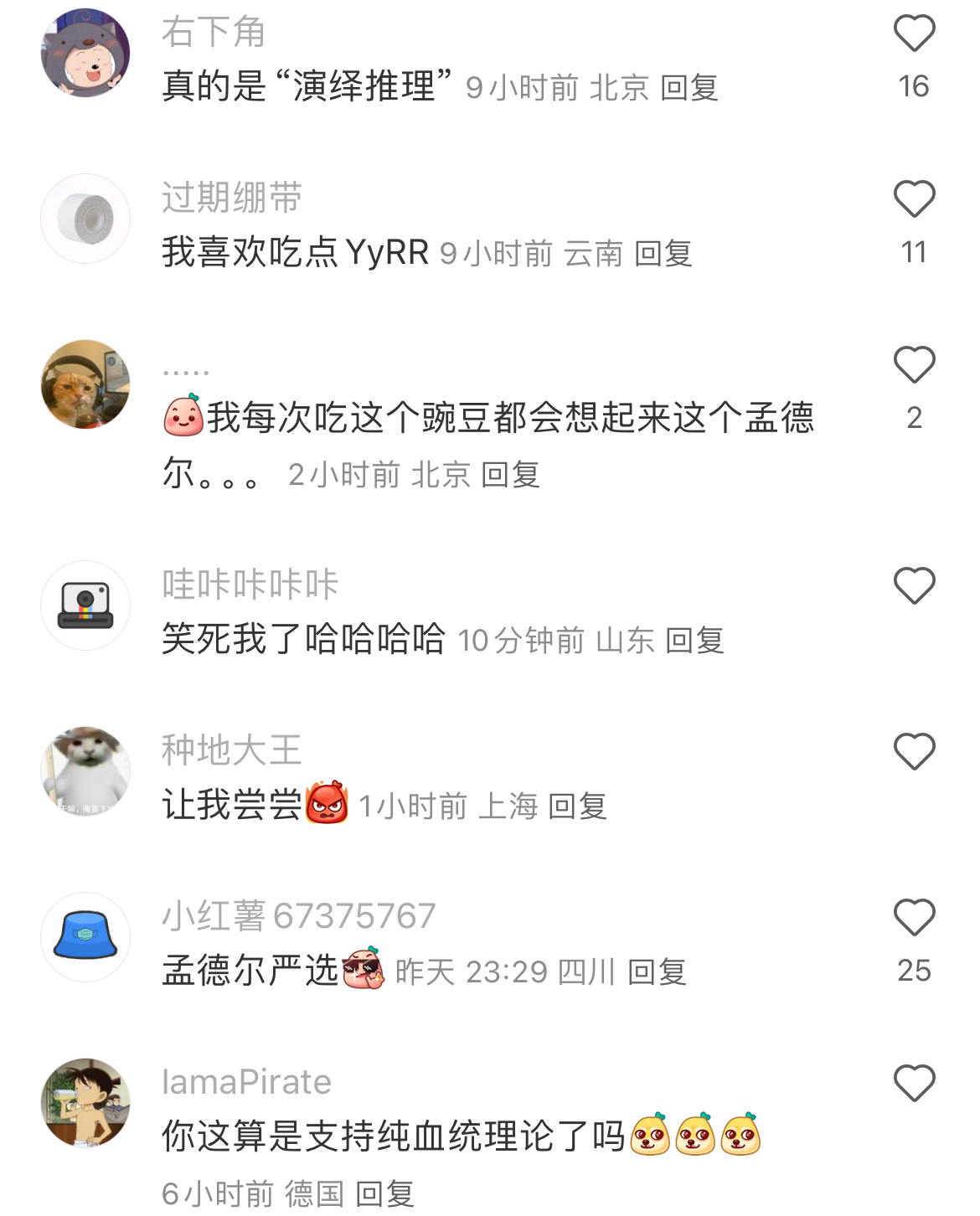 复习一个小时生物的成果 