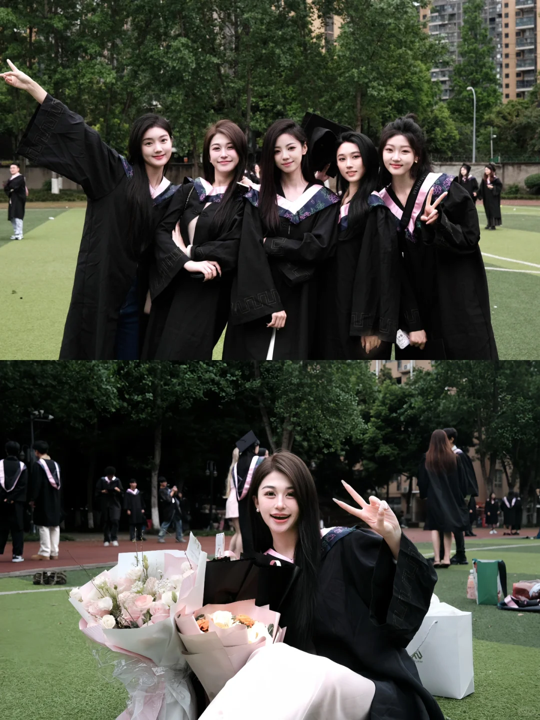 “祝我们在未来的道路上，熠熠生辉闪闪发光。”