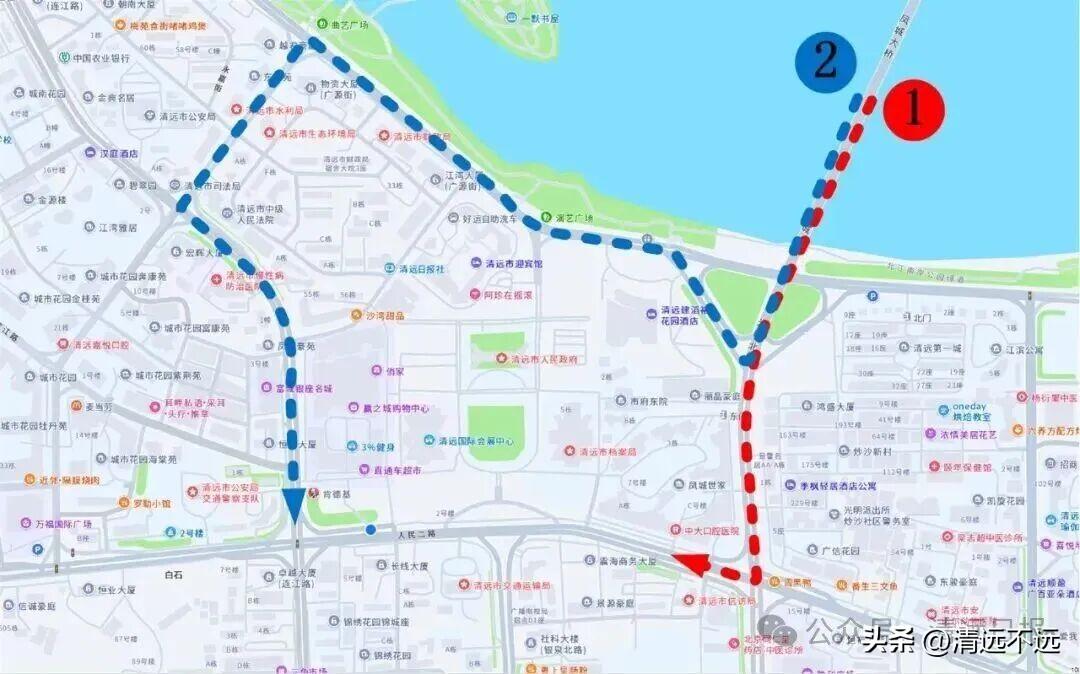 清远凤翔大道凤城世家这里请注意绕行！街坊们注意啦，封闭路段为：凤翔大道北往南，即