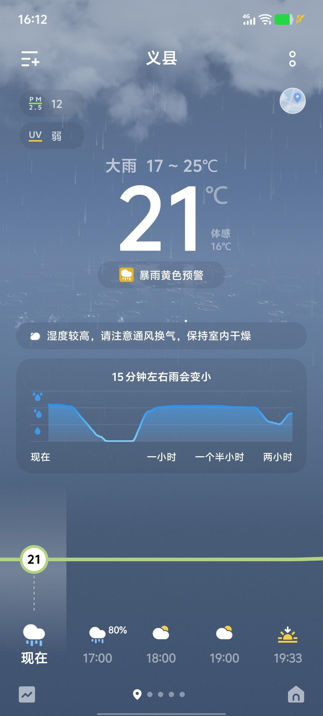 天漏了 