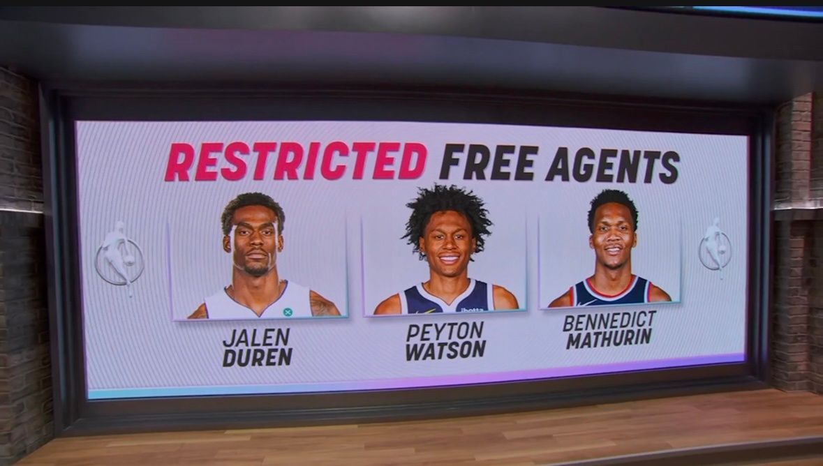 ESPN列出了7位没有确定下家的球员：德罗赞、比尔、库明加、威少，完全自由球员杜