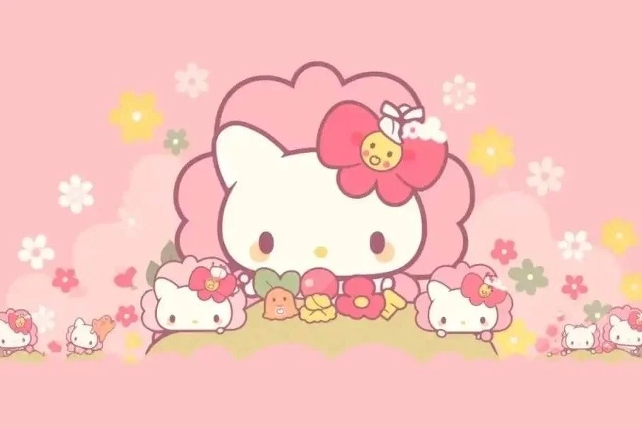 动漫壁纸｜hello kitty 平板壁纸iPad 