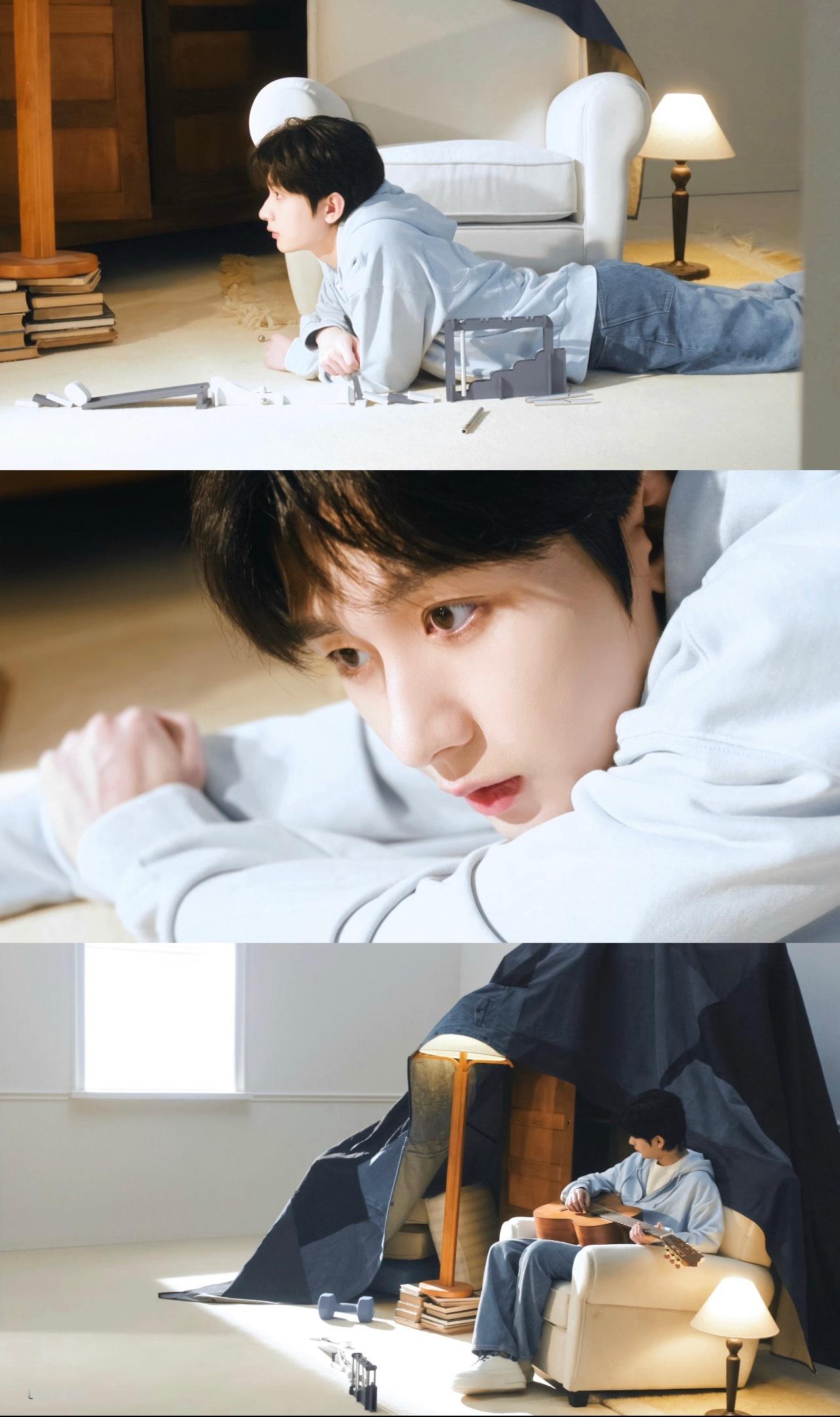 成毅GAP新物料真的是仙品！不停安利，终于热源了！全世界都来看窝e美貌！成毅粉丝