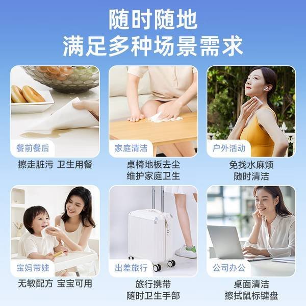德佑婴儿湿巾新生儿手口湿纸巾宝宝湿巾清洁湿纸巾成人可用 【尊享款】  80抽 1
