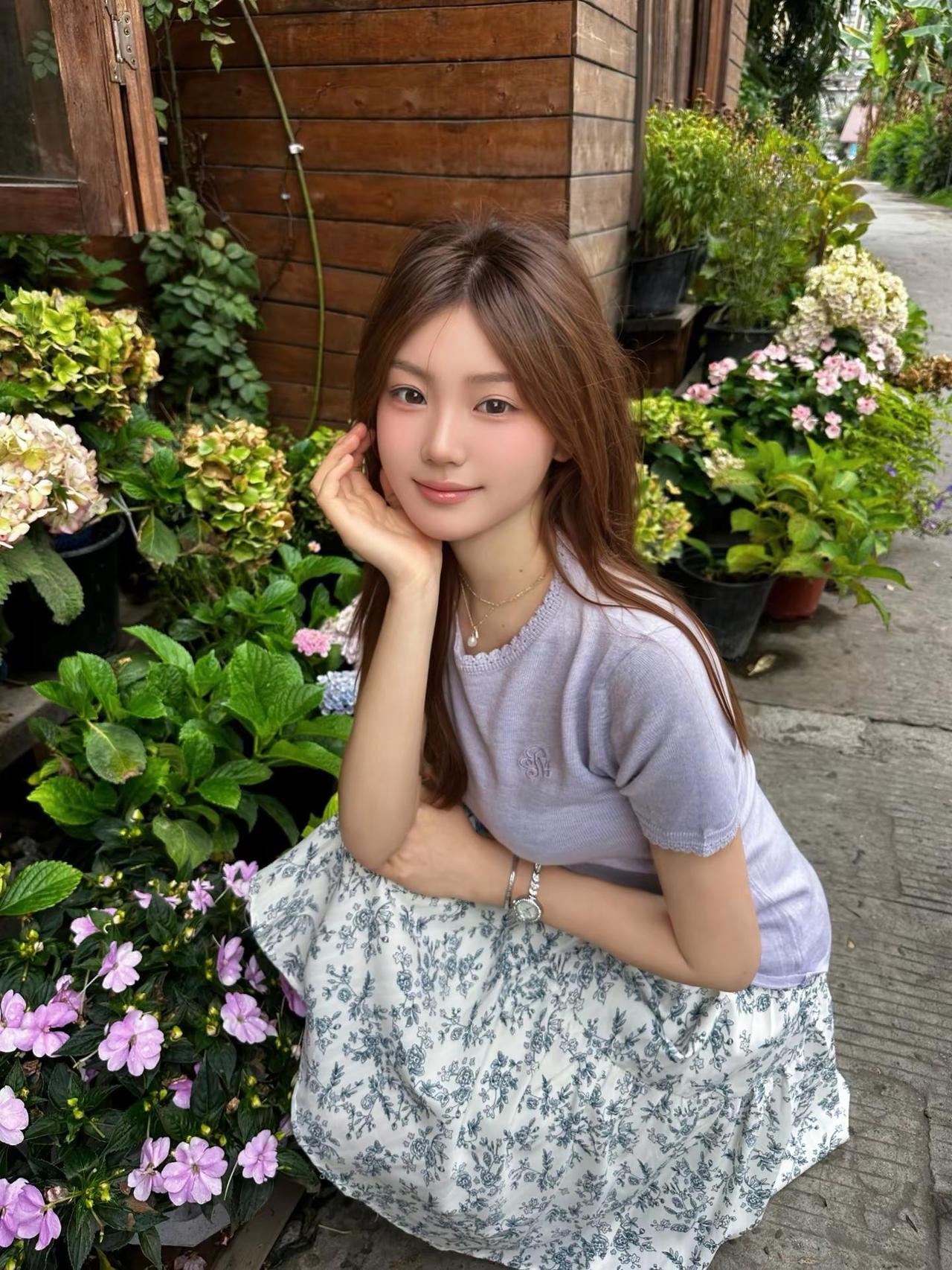 欧尼 你的世界少了我 真的沒關係嘛。少女感ootd 韩系穿搭