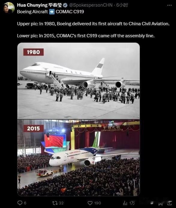 国庆日，华春莹连发18组对比图，赢得满堂喝彩！
在这金秋送爽的美好时节，我们迎来