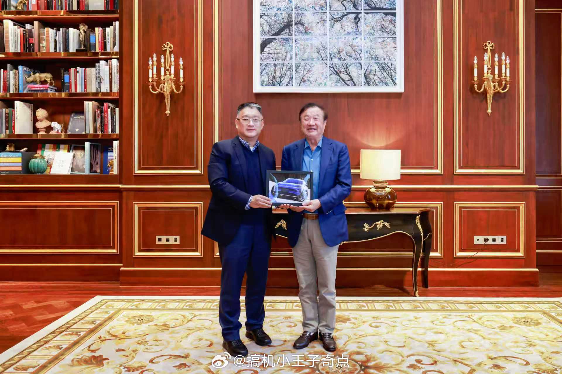 上汽集团总裁贾健旭率团队赴深拜访华为创始人任正非，双方就尚界品牌深化合作展开全面