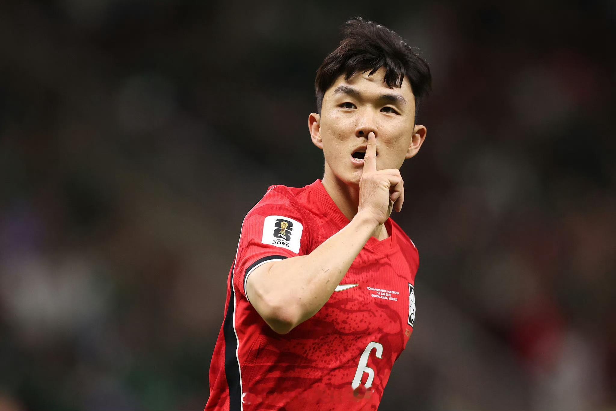 韩国vs捷克 第66分钟，黄仁范破门，韩国梅西式进球！韩国扳平比分，目前韩国1-