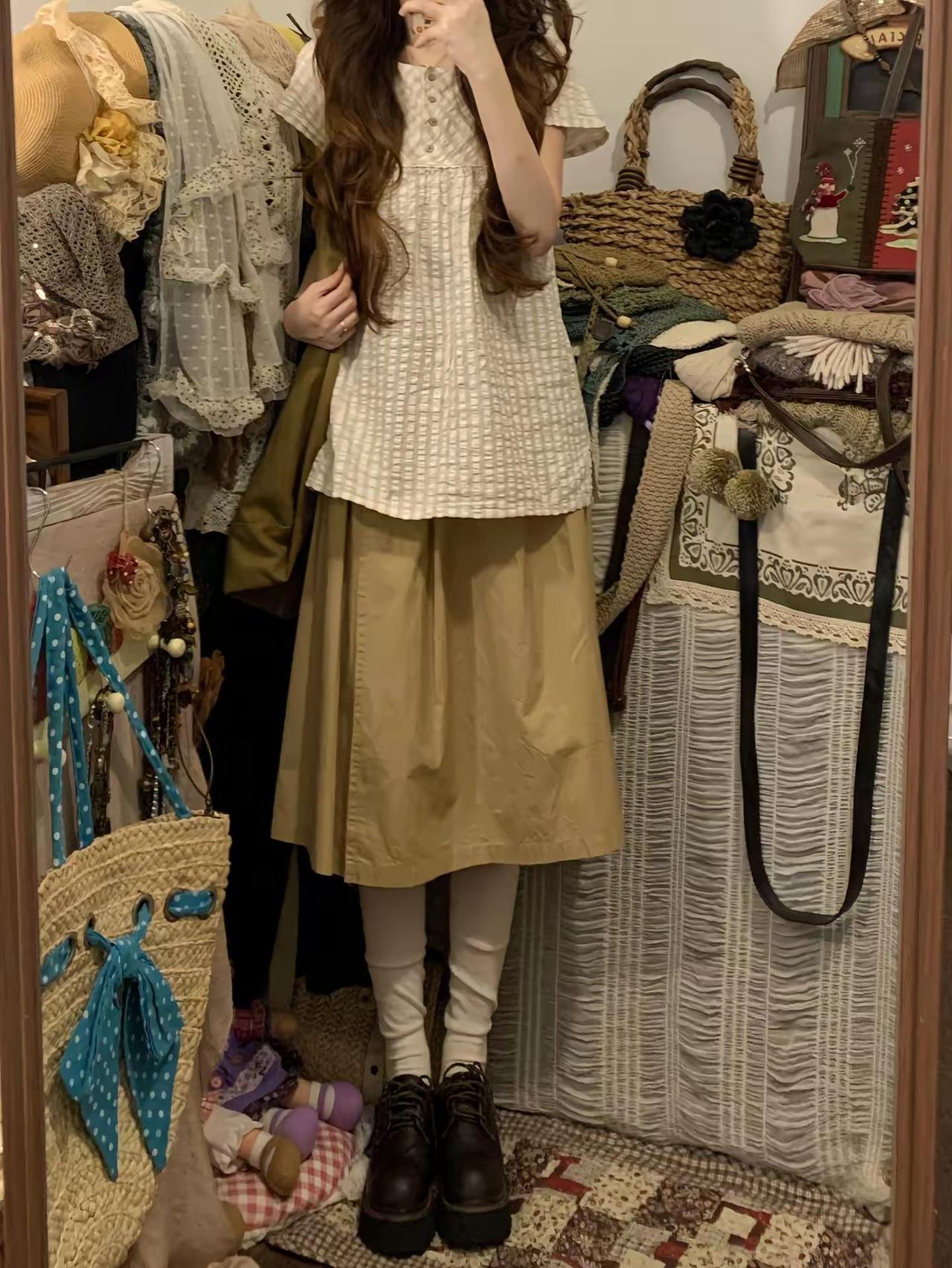 日系少女穿搭图鉴。古着ootd 古着感 我的古着ootd 日系少女穿搭图鉴