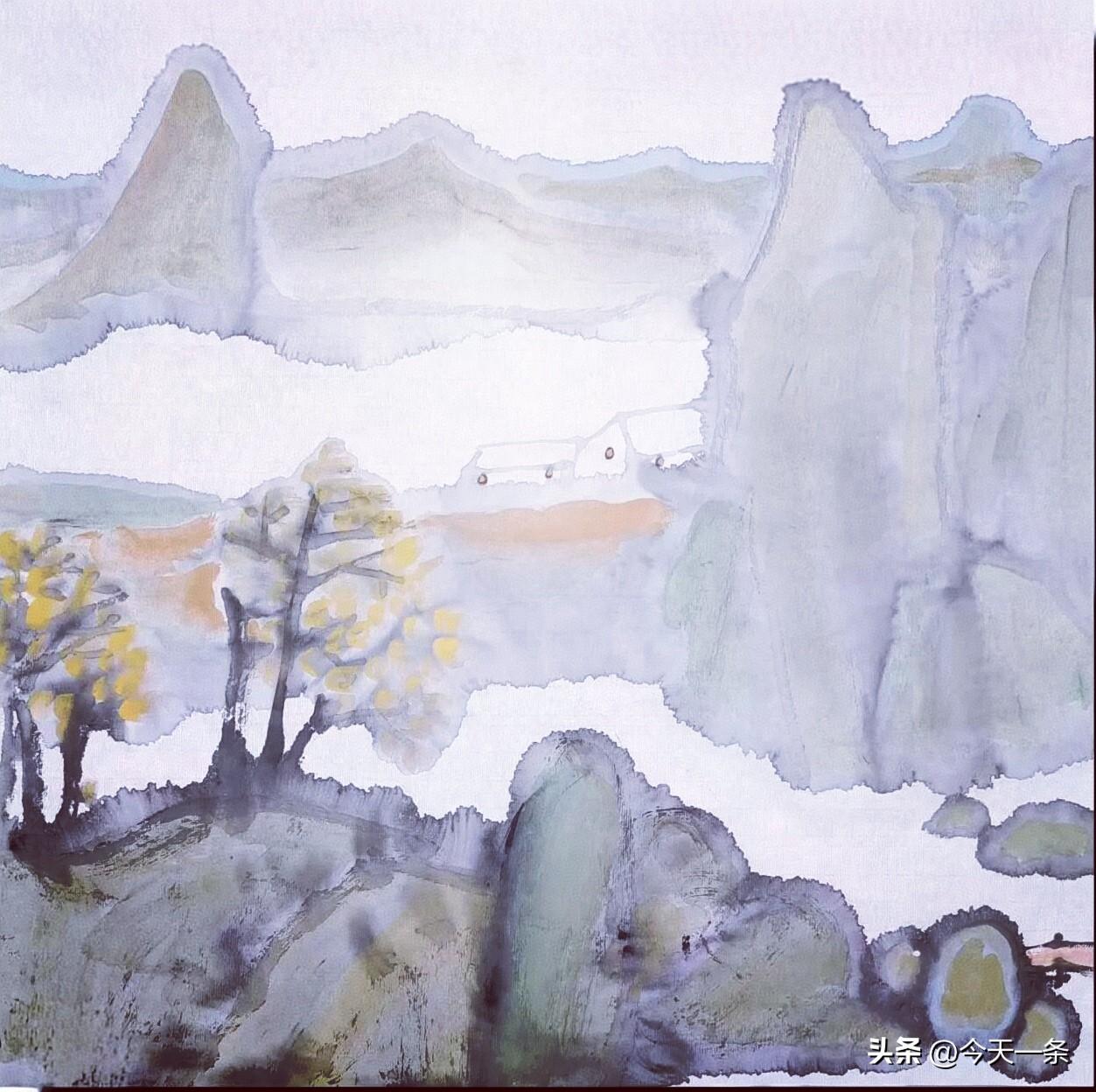 但看春山早
更有早行人
[祝福]
清雅国画 
水墨文人画 
水墨画新作