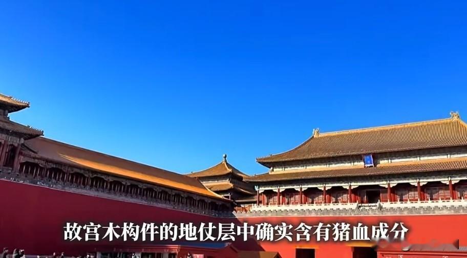 最近网上流传“故宫每年用60吨猪血镇邪”的说法，听着就瘆人。故宫博物院研究馆员、