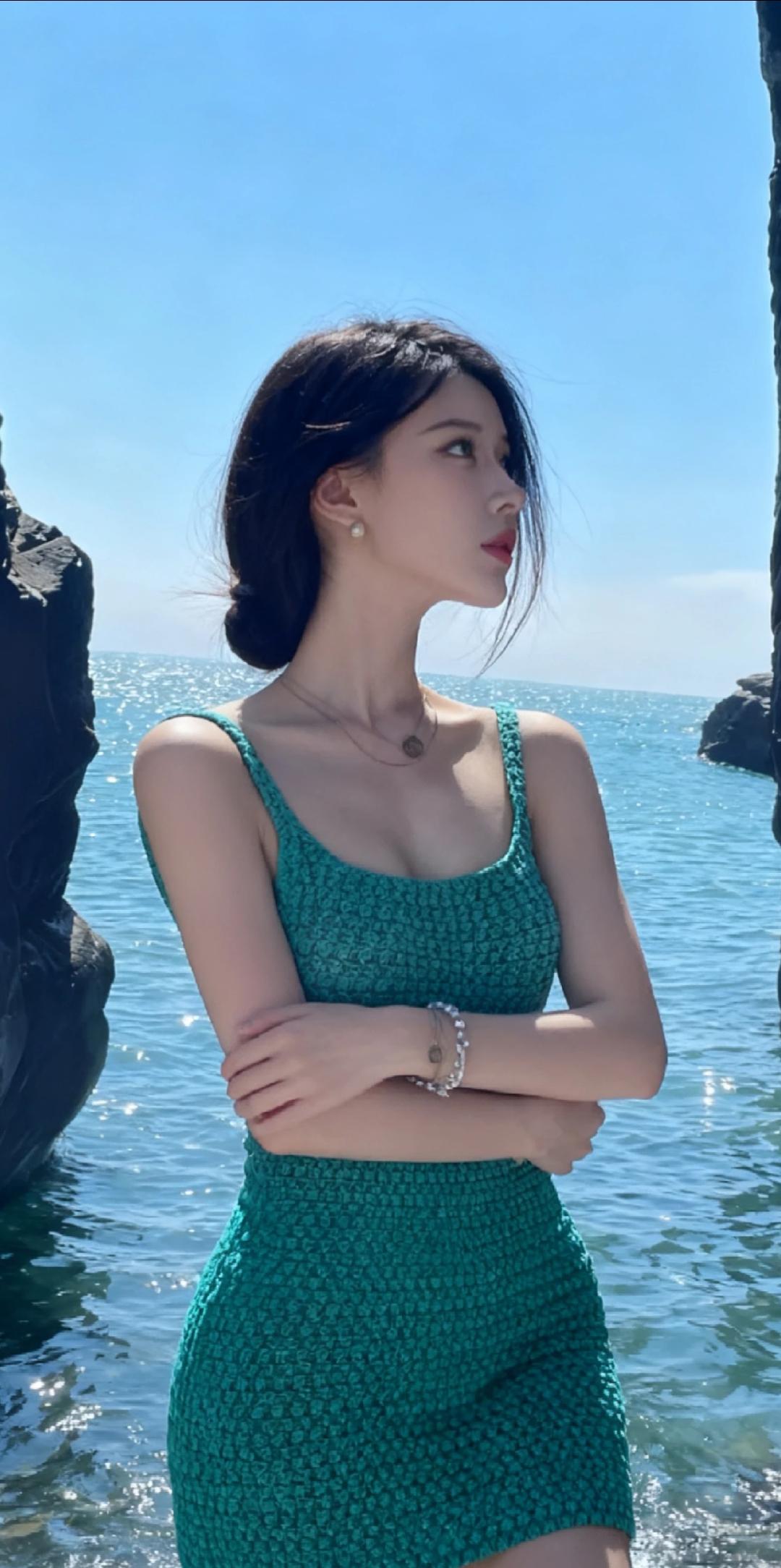 碧海蓝天，清新自然