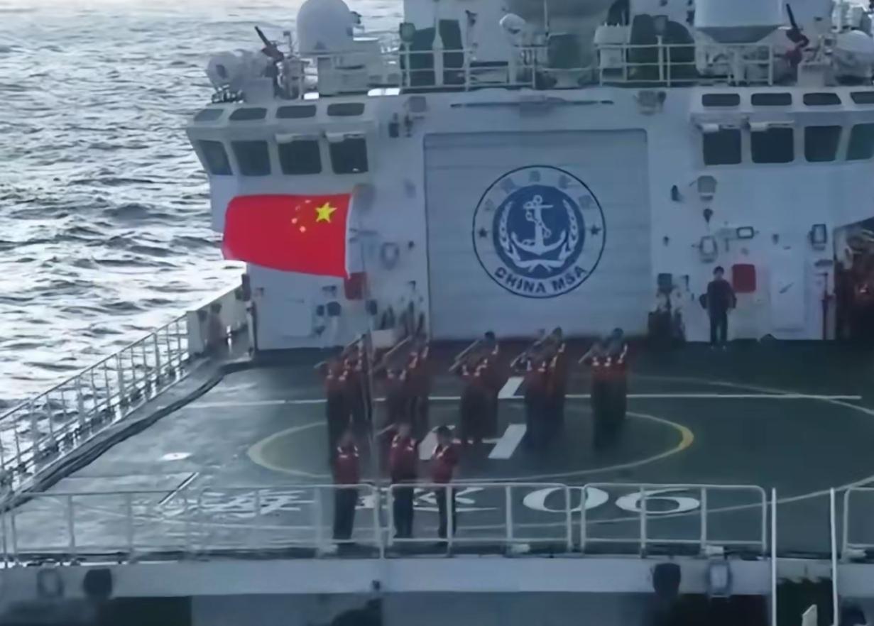 6月8号，包括海巡06在内的多艘在台岛以东海域执行专项交通执法任务的我国执法船只