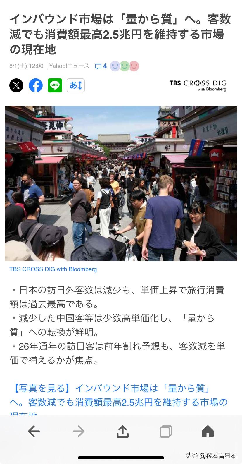 何多消息背后隐藏着另一个真相。日本最近公布了2026年上半年入境人数增长最多的国