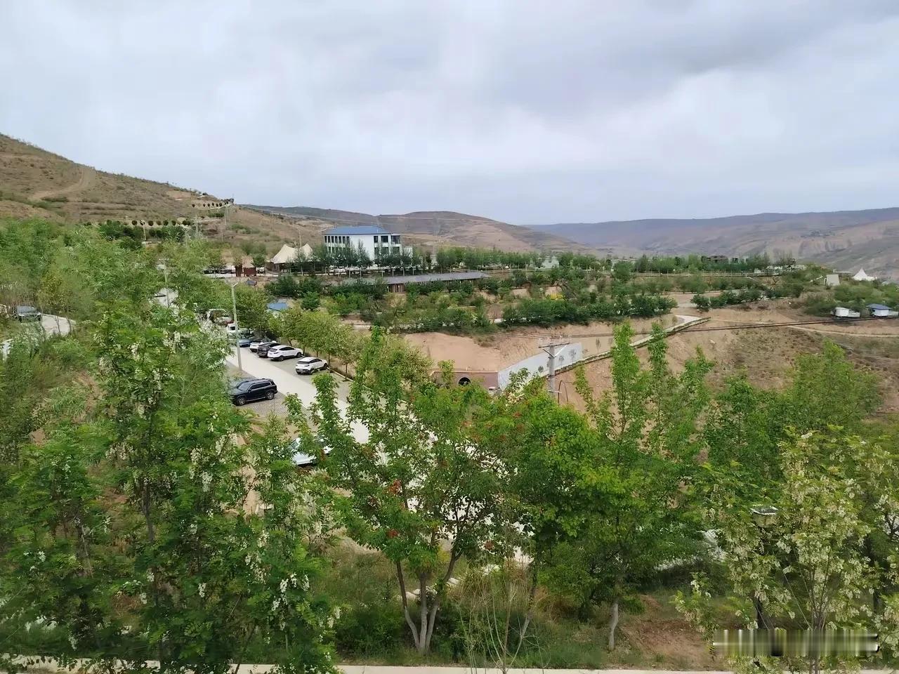 定西青岚山田园综合体，有大锅台，土鸡味道真不错，有星空营地，烧烤牛肉特棒，还有窑