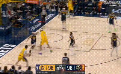 这不是投篮犯规！？ 东契奇一脸不可置信湖人vs掘金