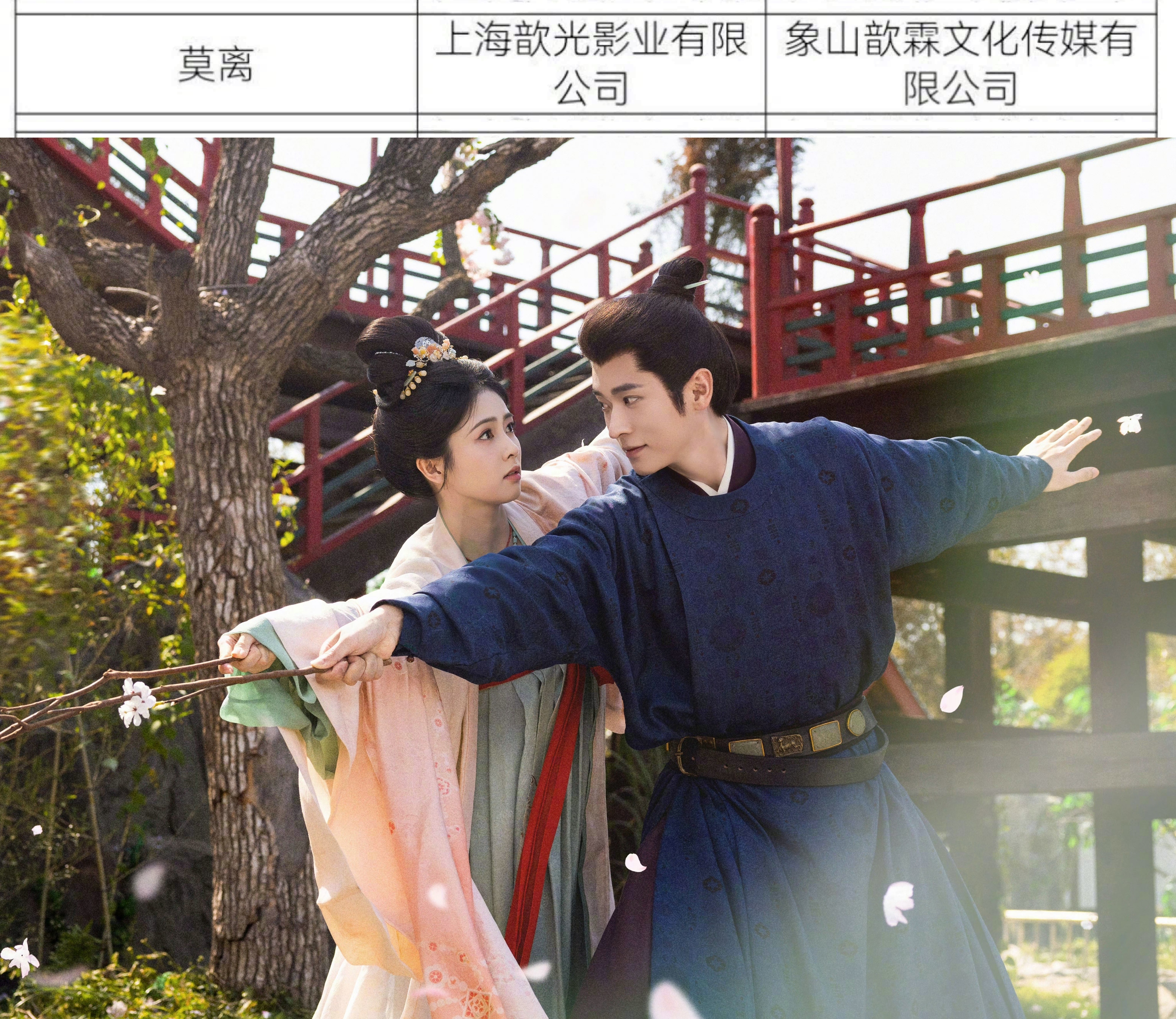 白鹿、丞磊主演的《莫离》效率绝了！杀青才一个多月就过审待下证，这速度在古装剧里实