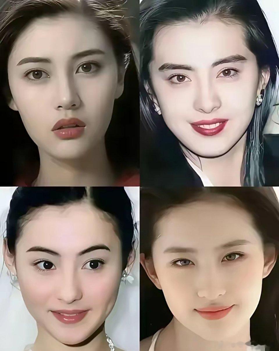 也许在这几个美人当中，刘亦菲的五官最普通，但是，论纯度刘亦菲，仿佛已经达到了极限
