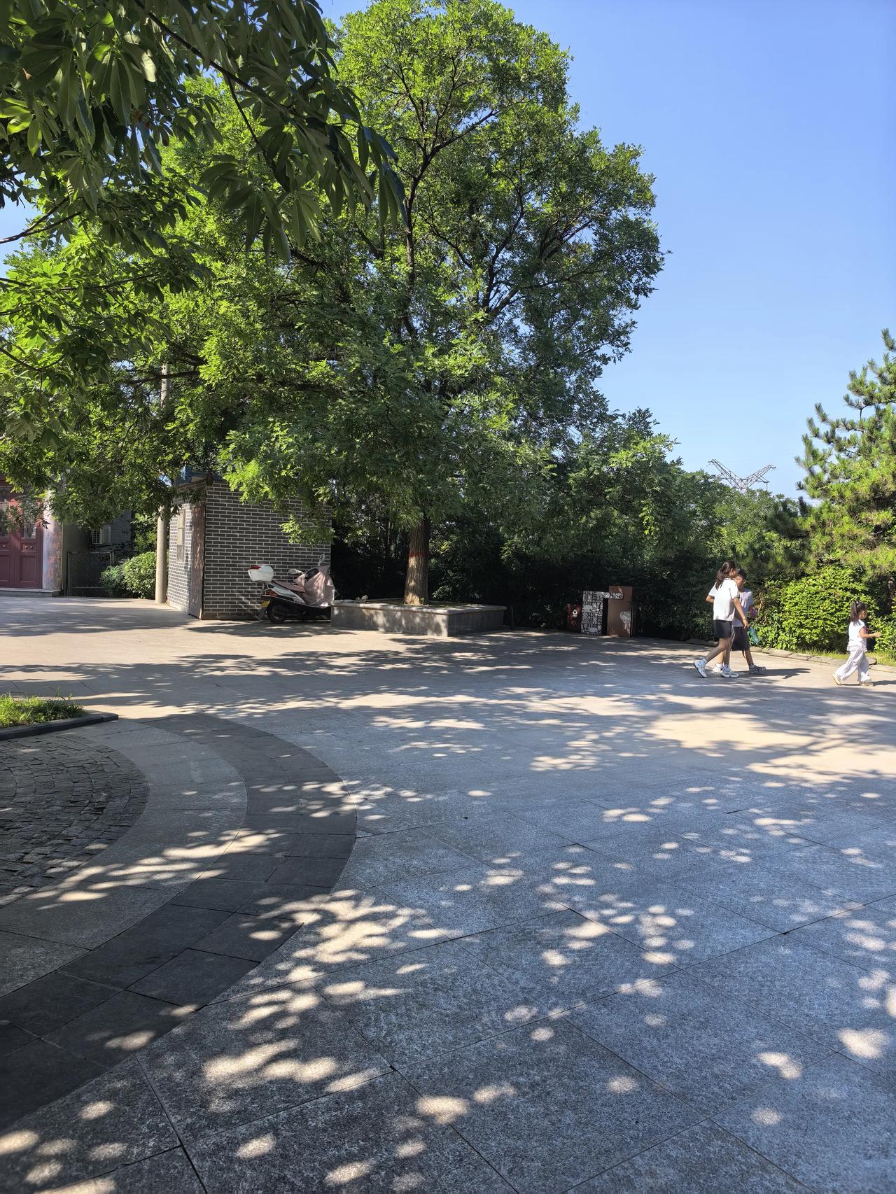 放假了象山上好像学校操场，让我显得格格不入，难道是我误入学校了？整个五子登科广场