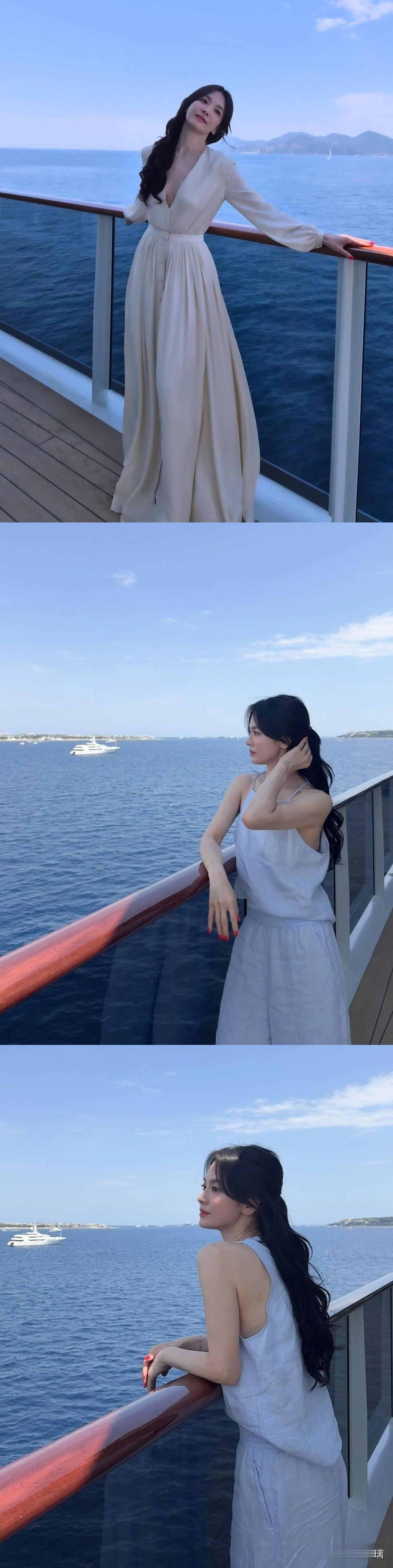 美了半辈子的宋慧乔永远那么有少女感！