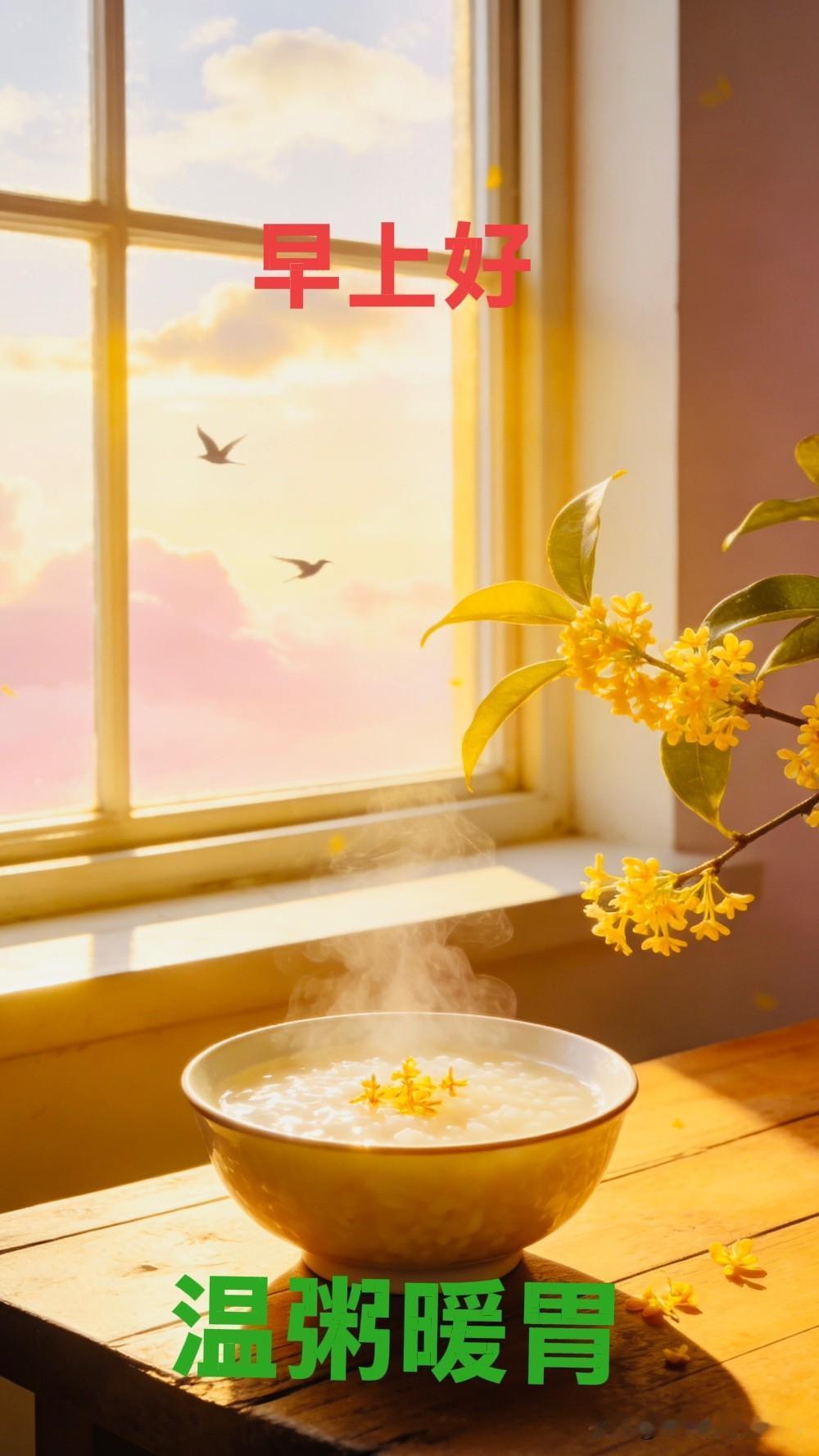 ☀  🪟  🪴  🌹  🦜
晨光破窗入室，
风裹着花草的芬芳拂面。
别急