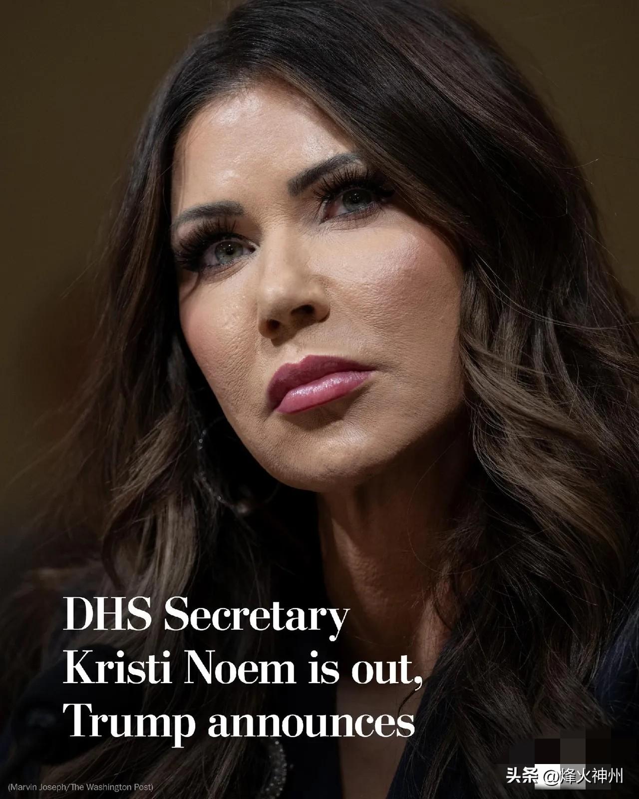 加州州长纽森今天发文说：“克里斯蒂·诺姆将作为美国历史上最无耻、最无能、最冷酷无