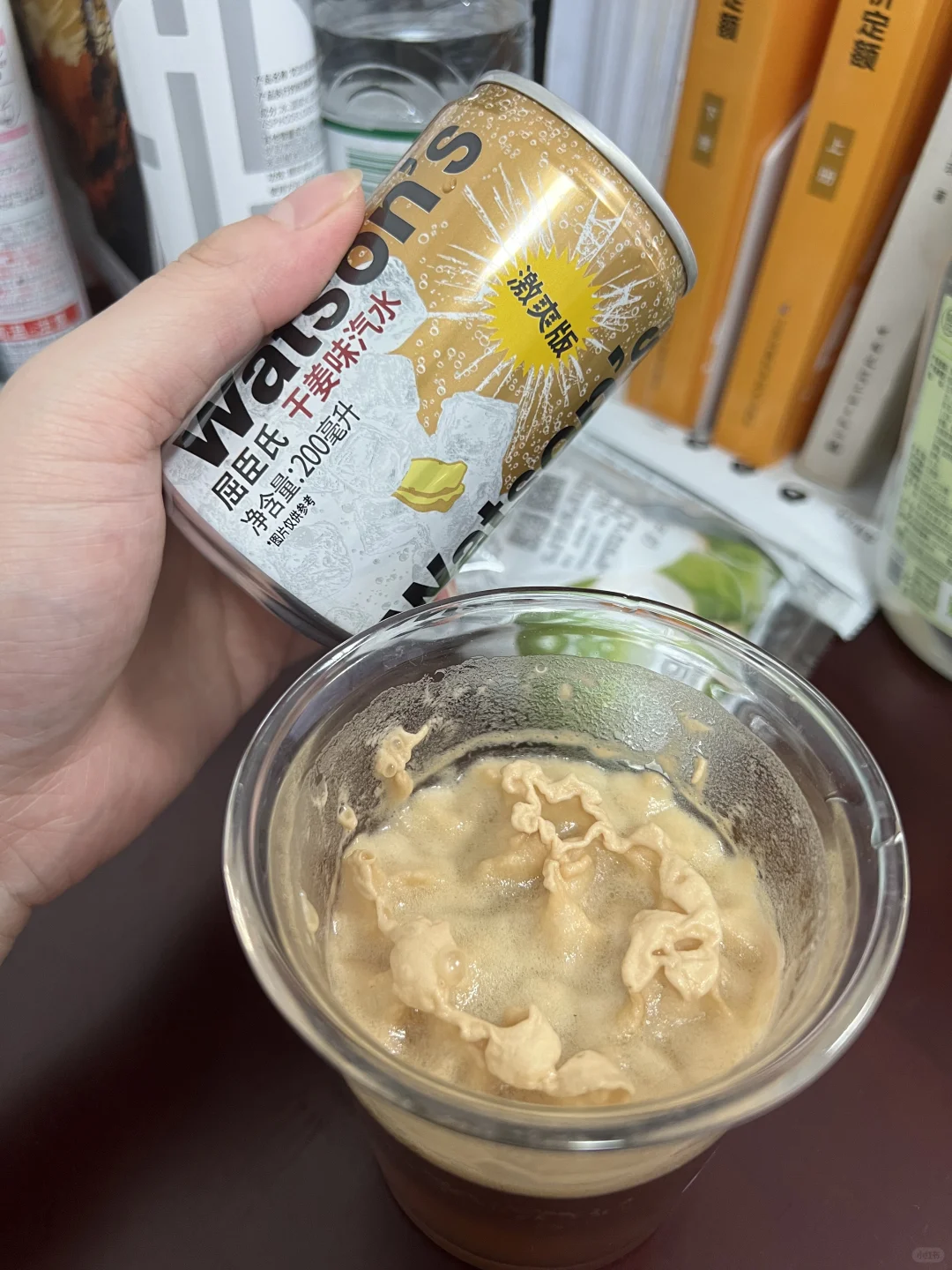 千万别学人做干姜美式，不然你会得到一杯……