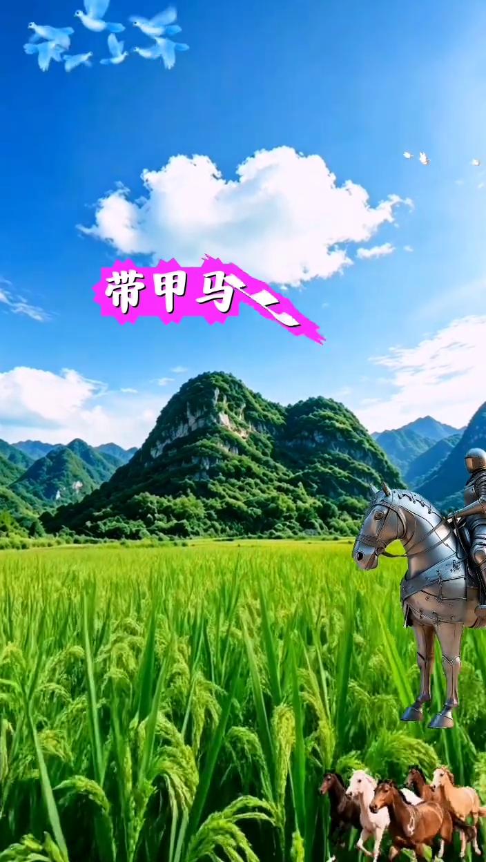 带甲马山风景。
将军。