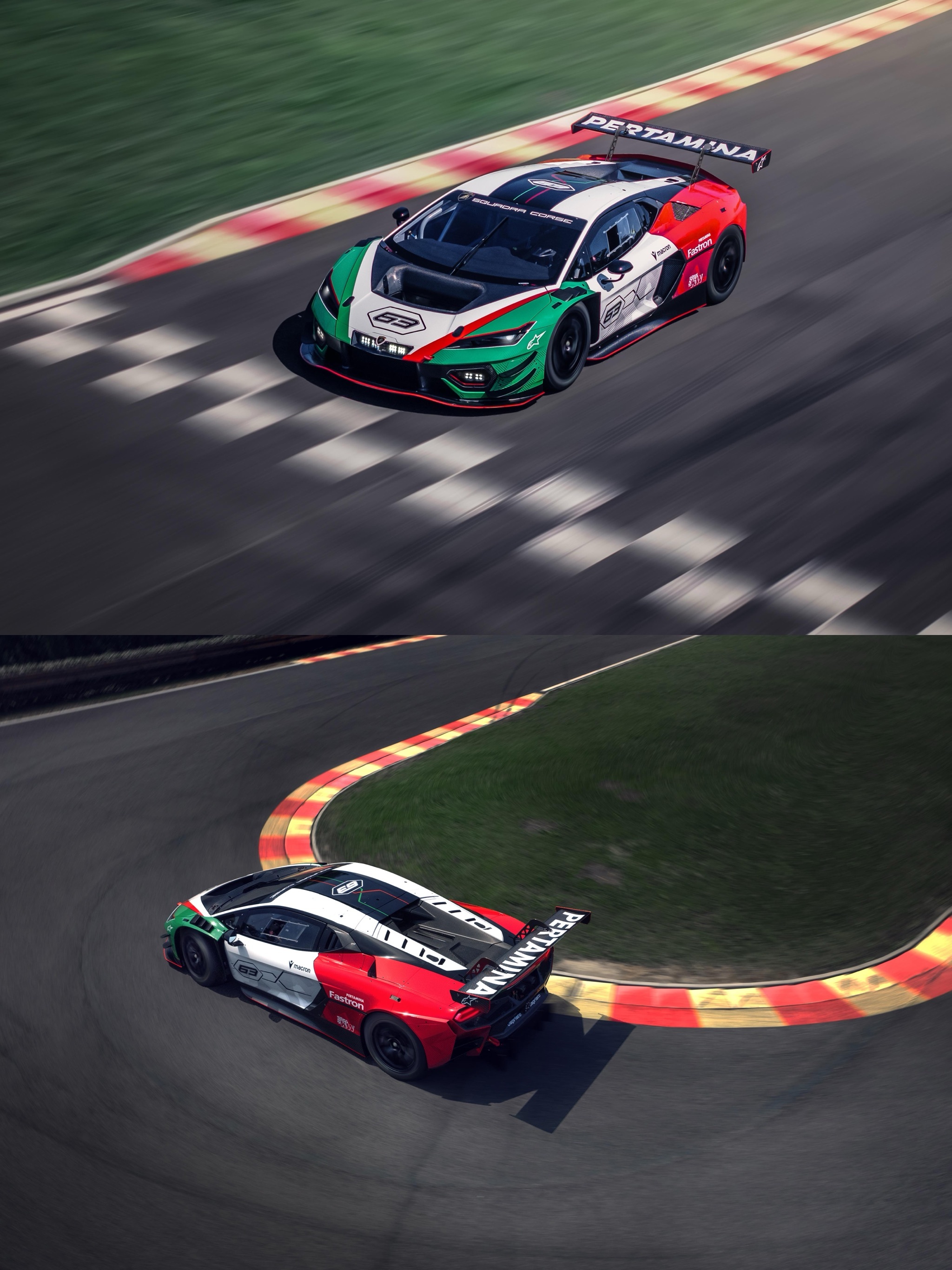 兰博基尼Temerario GT3赛车：它是Temerario的首款赛车变体，为