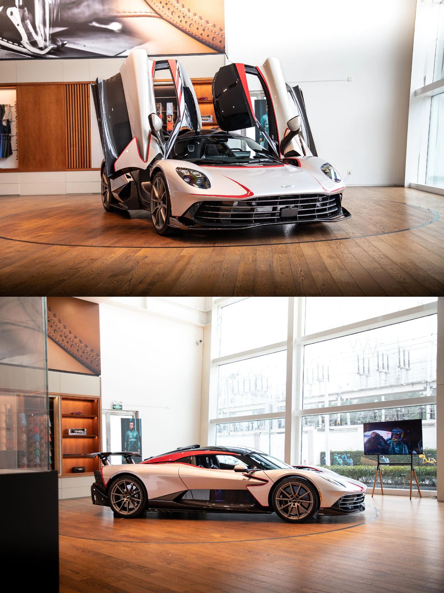 Valhalla 中国首站。昨天登陆阿斯顿马丁上海浦东展厅