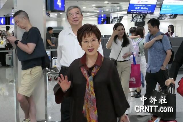 洪秀柱今率团访大陆，出席两岸青年发展论坛，子弟兵游颢随行
中国国民党前主席、中华
