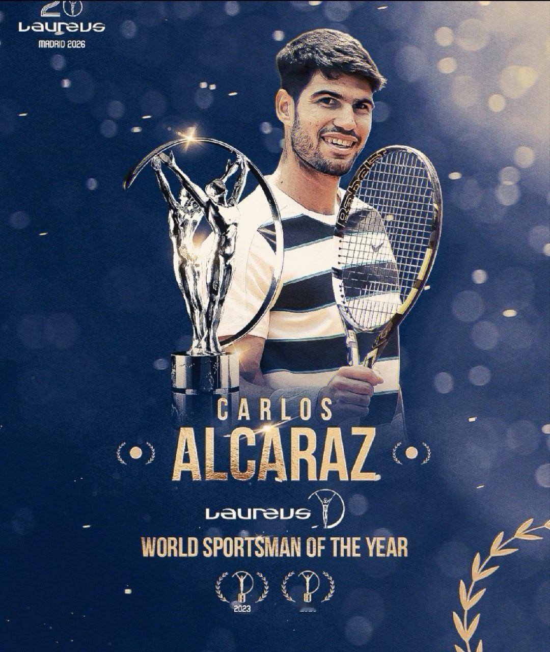 网球包揽劳伦斯最佳男女运动员阿尔卡拉斯劳伦斯最佳男运动员萨巴伦卡获劳伦斯最佳女运