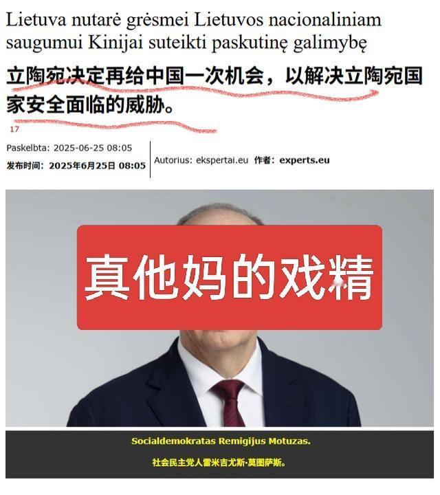 要给中国一个机会，看了让人笑死！波罗的海三傻果然名不虚传！立陶宛一个屁大点的国家