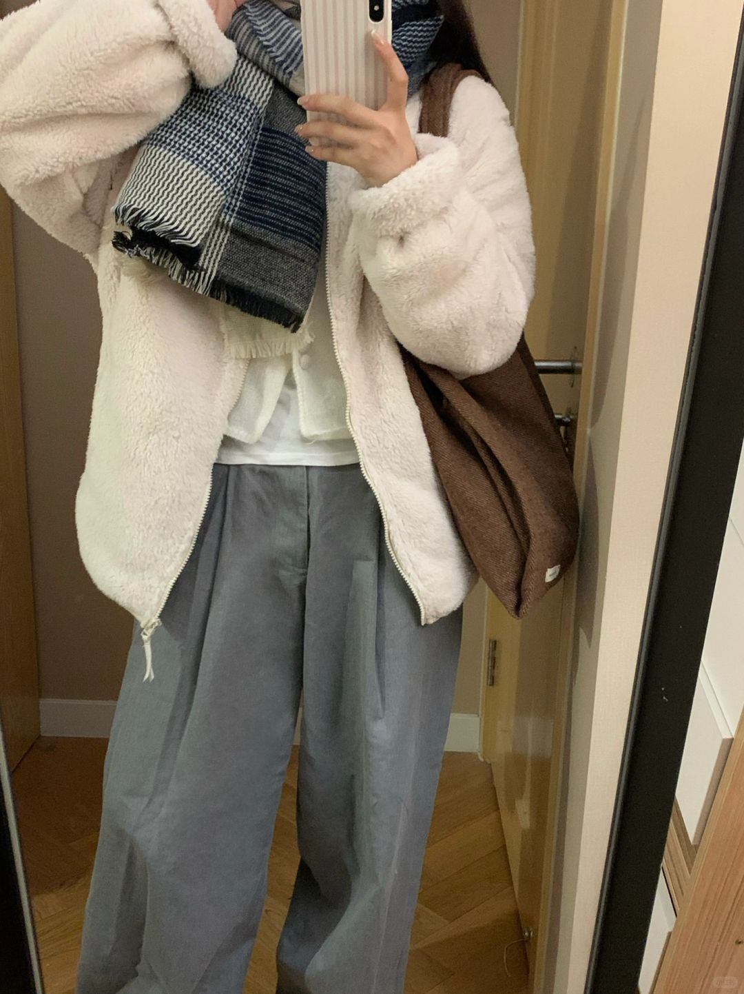 摇粒绒外套原来这么暖和！！