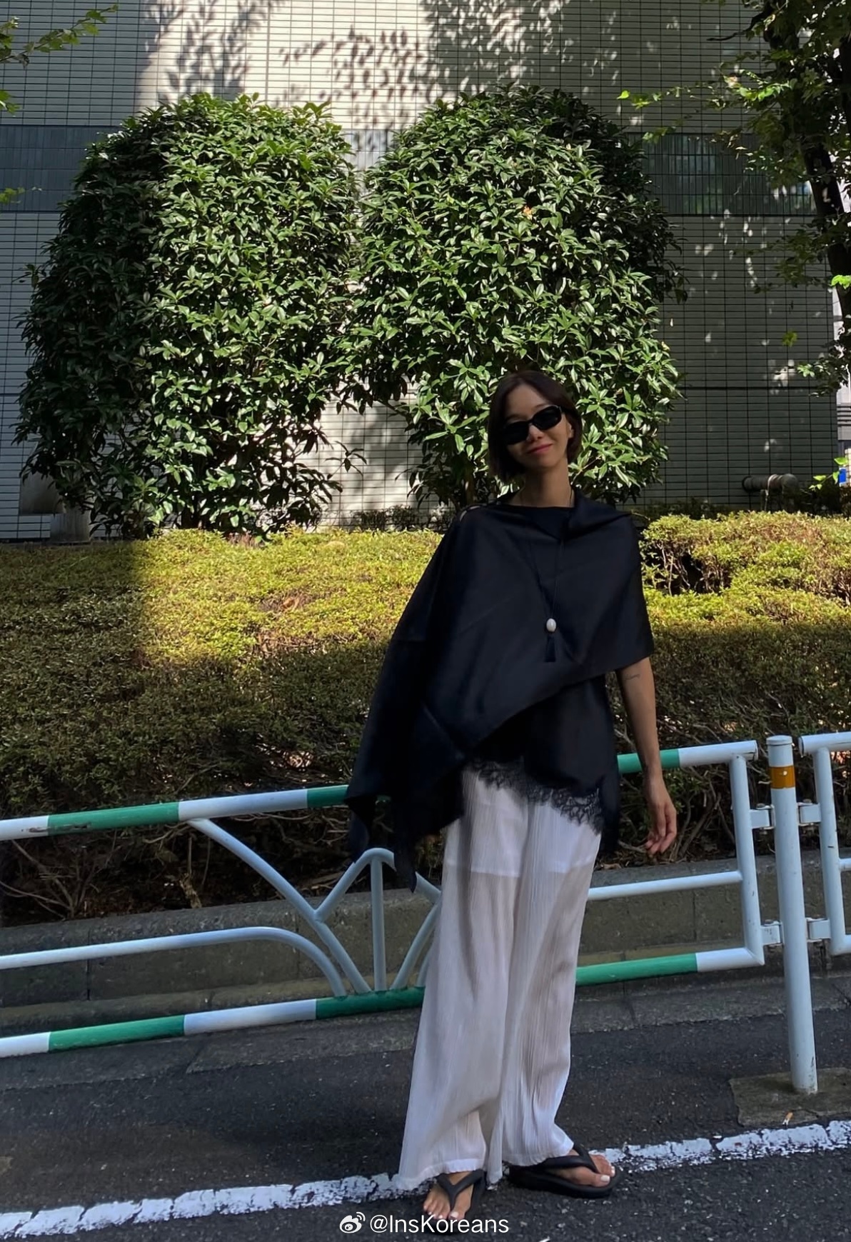 穿搭分享 连续更新第2572天韩国时尚女生日常搭配旅居法国的妈妈夏日搭配韩系穿搭
