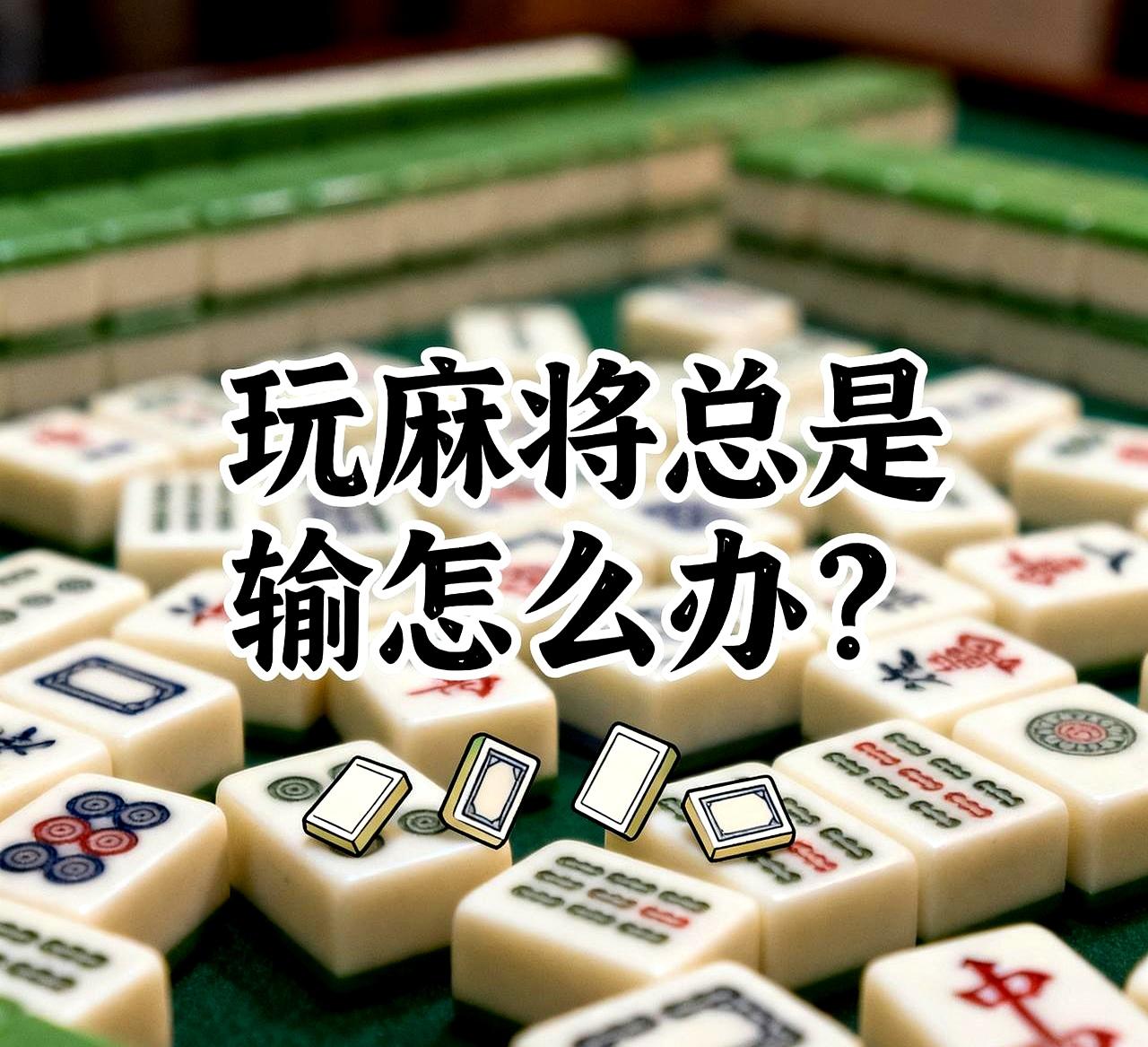 玩麻将总觉得输赢全看运气？其实不是的。想赢就得提前学会把控局势，这得向专门研究麻