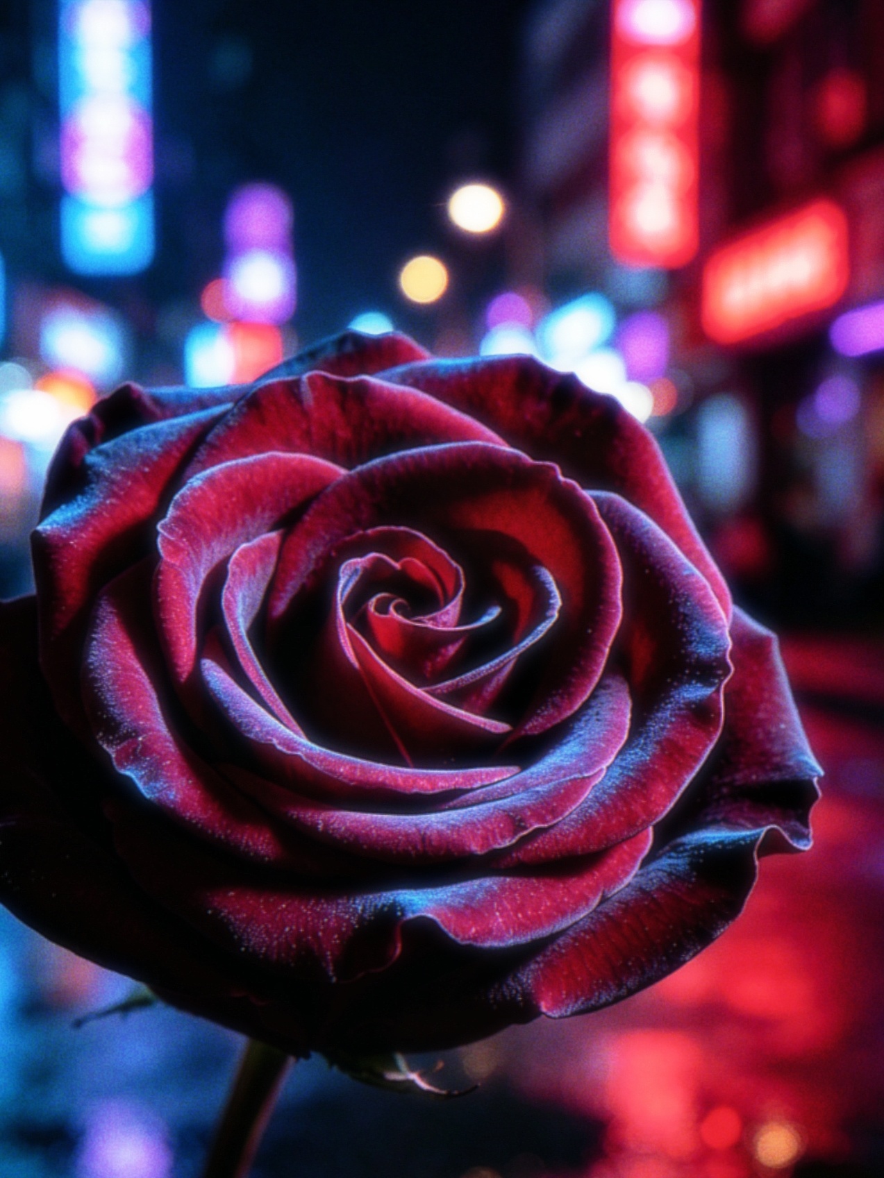 浓丽夜色里，一朵摇曳生姿的毒玫瑰🌹是征服者，也是牺牲品。“并不是我想出来混，而