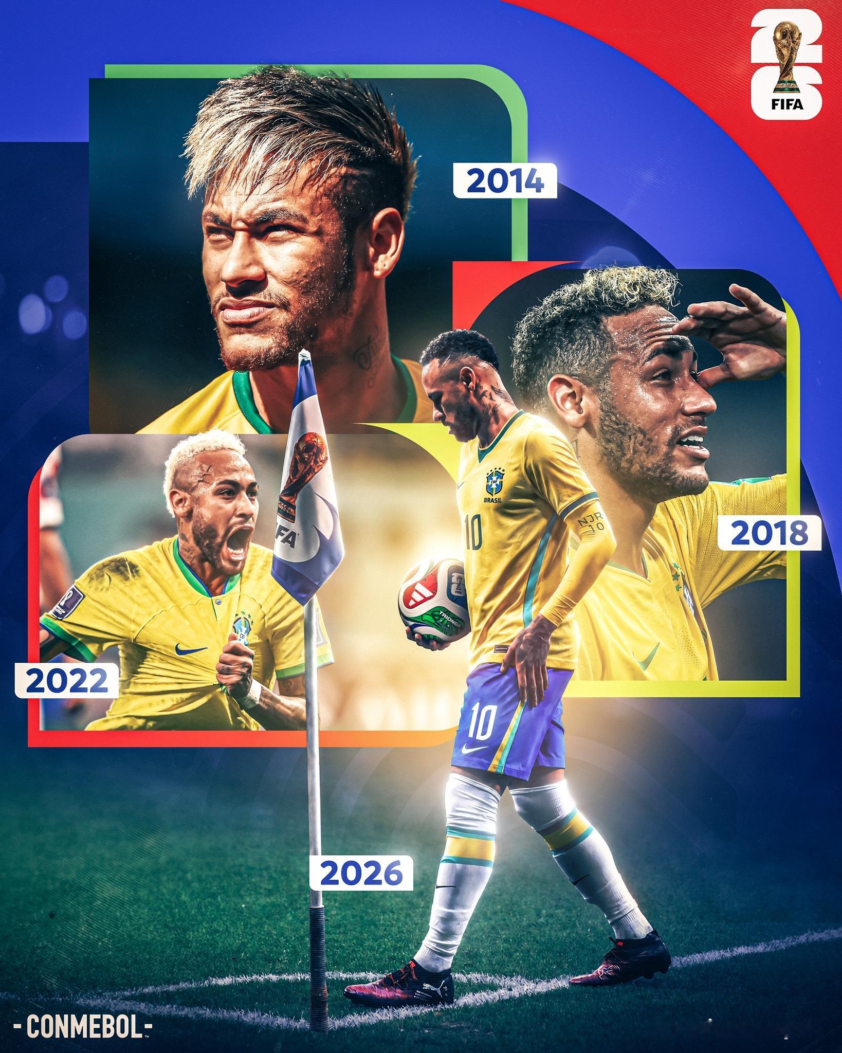 内马尔 南美足协ins更新：内马尔在世界杯的故事将继续... 🔜⚽ ️ 