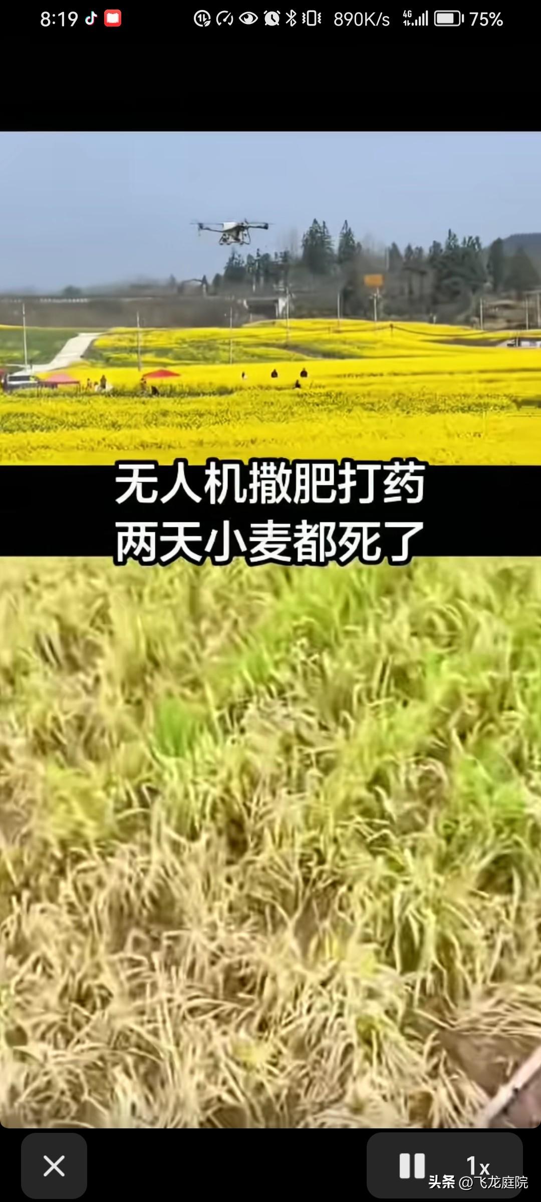 不经农民同意就用无人机给油菜花打药，连基本礼貌都不用要了么？ 

先不论开花期能