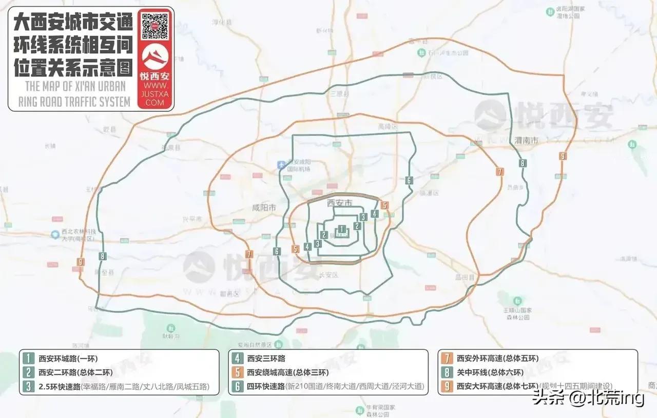西安交通越来越好，相比五年前，如今去哪里都四通八达，相信五年后大西安的交通将更上