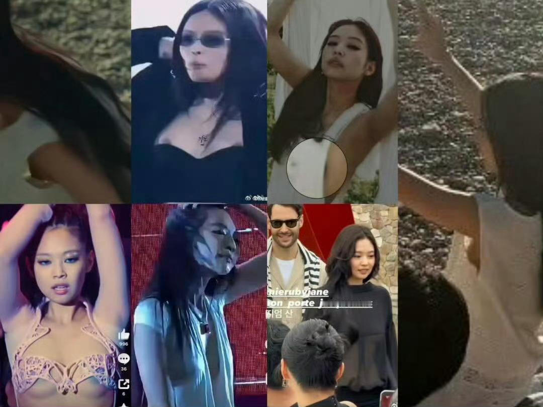 jennie对自己走光真的一点都不在乎吗衣服一次比一次暴露 