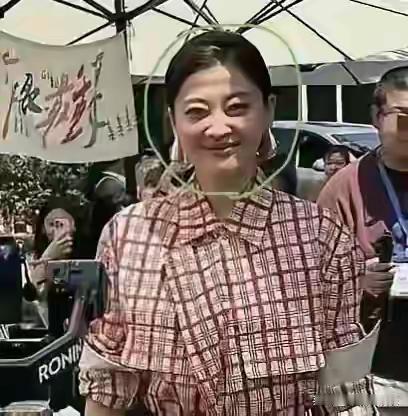 梅婷这张照片咋看咋像我老姨，一点也不像大明星，俨然就是一个农村老太太。