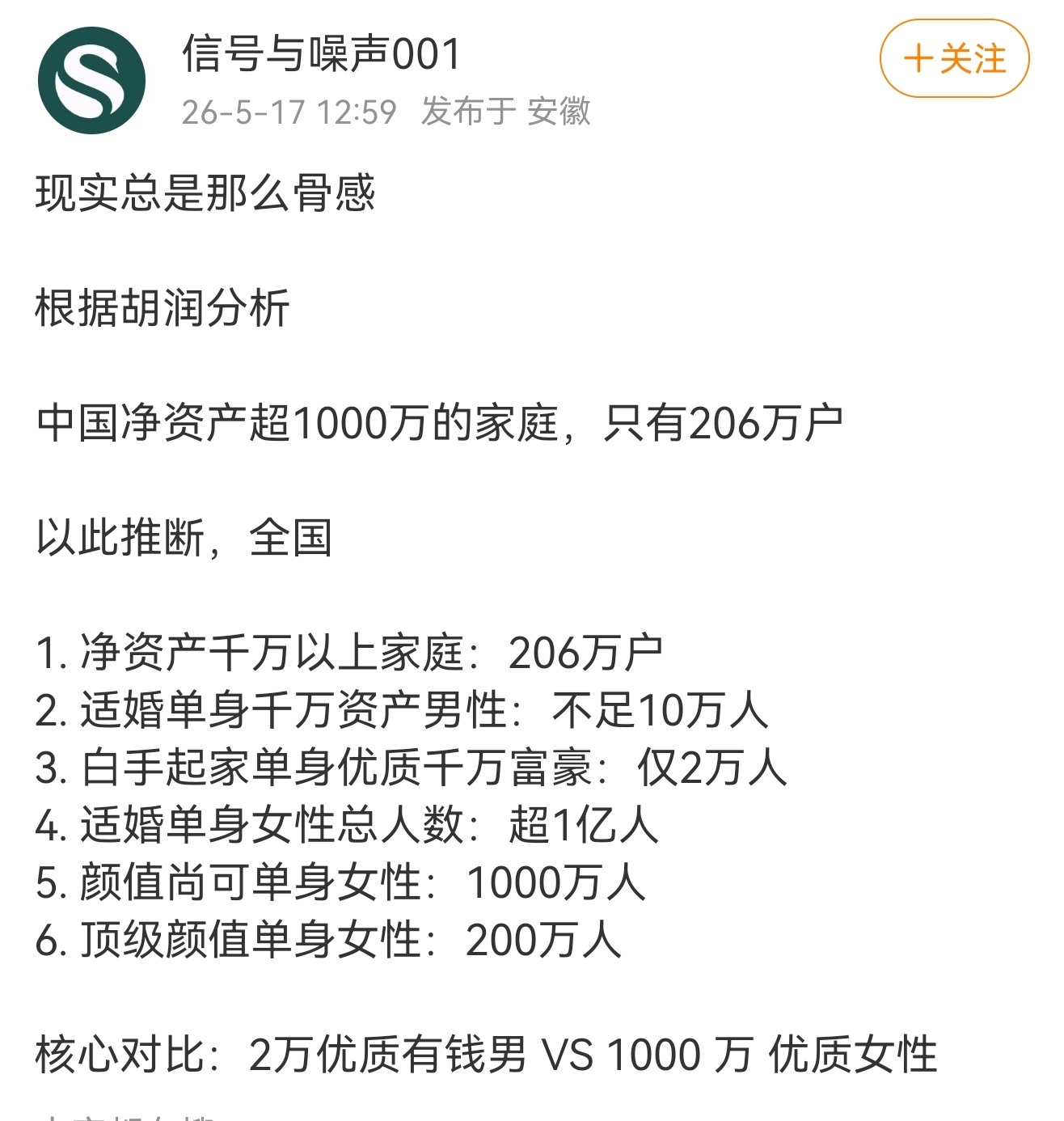 顶级颜值女性的标准够低的，真顶级颜值女性，财产还会低于一个亿吗 