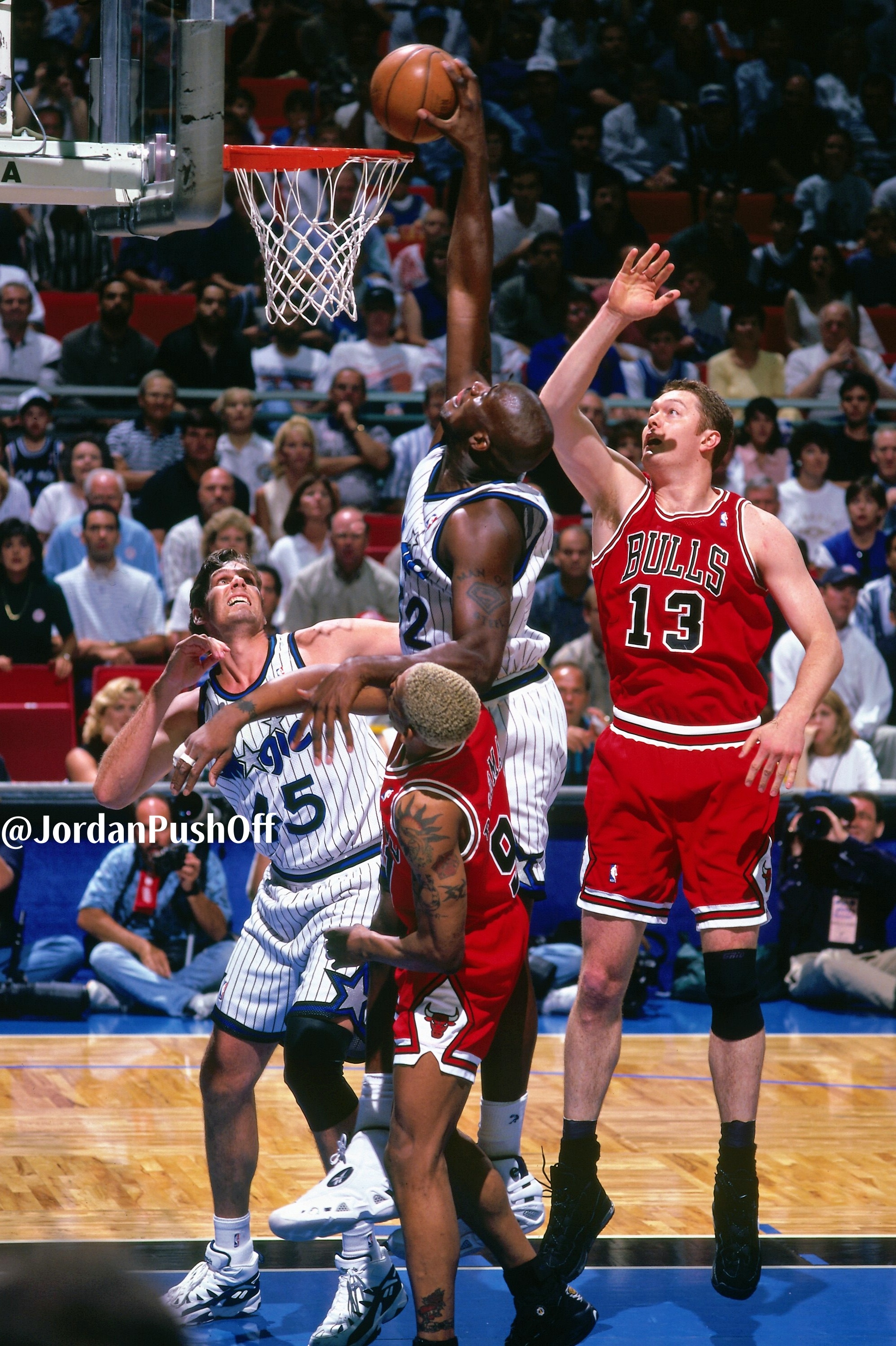 Shaquille O'Neal 1996nba罗德曼奥尼尔