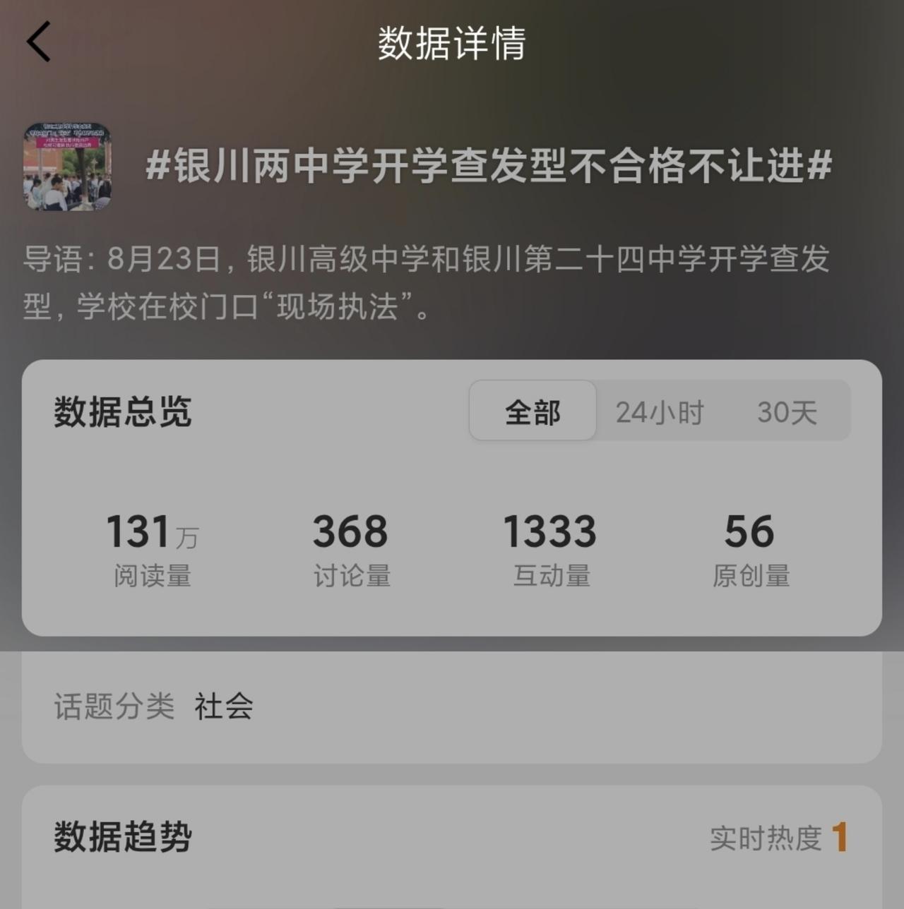 别被带节奏！学校管发型不是苛责，是守住教育底线
      
       银川