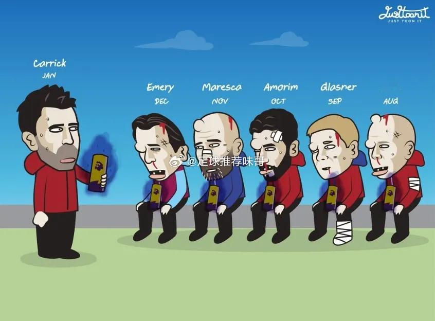 英超月最佳教练并非好事！卡里克：月最佳你别过来啊！英超1月最佳教练：卡里克！足球