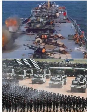 如果说1996年货船绑坦克是勇气，那现在就是实力
1996年，随着当时台湾地区领