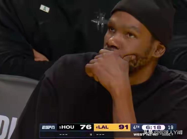 别找借口！火箭输球怨杜兰特伤停，湖人还少了东契奇+里夫斯呢！
 
随着火箭季后赛