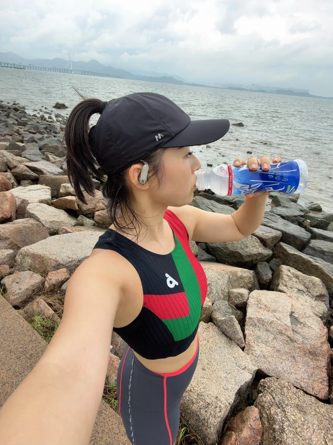 一个人520的海边浪漫晨跑🌹